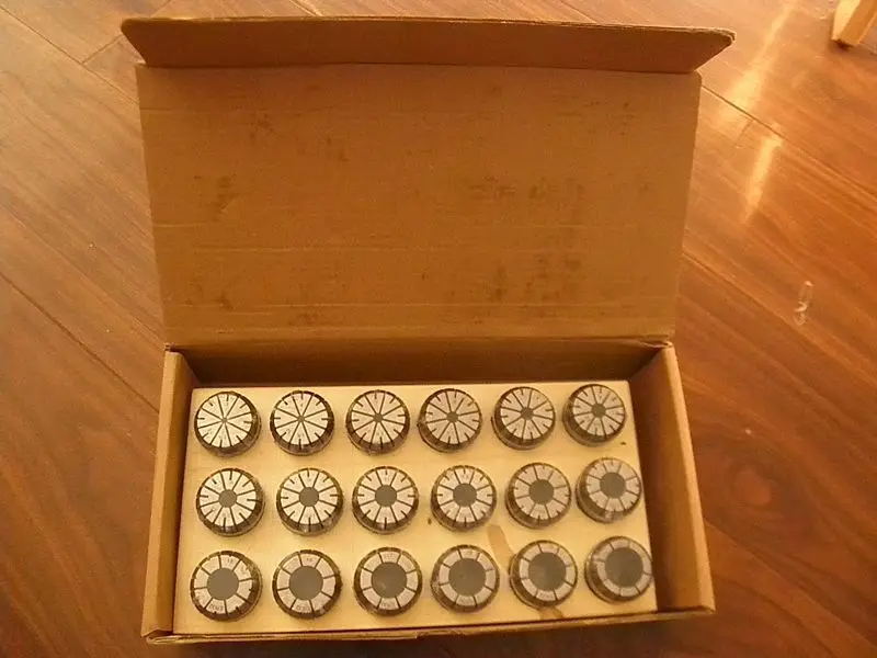 18 шт. пружинные патроны для токарного станка 3 20 мм 0 015 мм|collet chuck|spring colletcollet set |