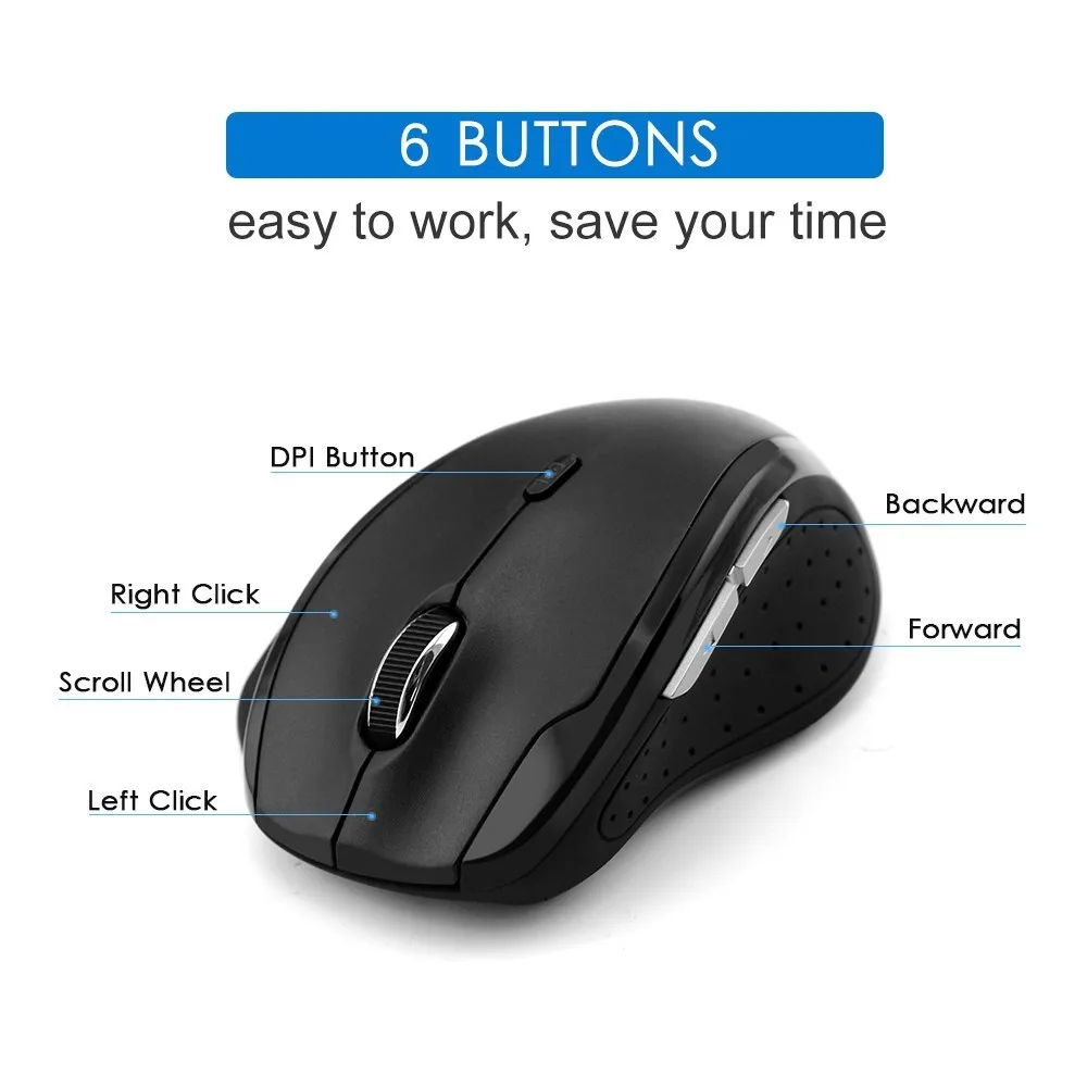 mouse with 6 buttons