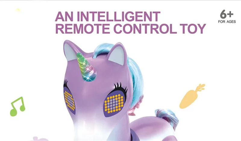 Electric Smart Horse Unicorn Toy for Children Remote Control Children's New Robot Touch Induction Electronic Pet Educational Toy