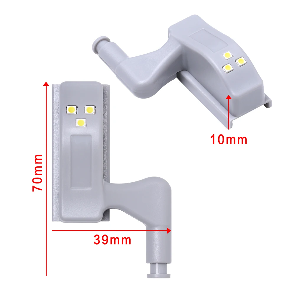2 шт. универсальный шарнир светодиодный датчик света для гостиной Внутреннее освещение для шкафа, комода петли гардероб современная лампа оборудование
