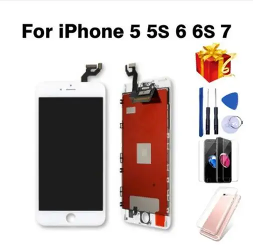 

Complete LCD Or Full Assembly Display or Screen for iPhone 5 5G 5S 5C or for iphone 6 6s with Home Button and Front Camera