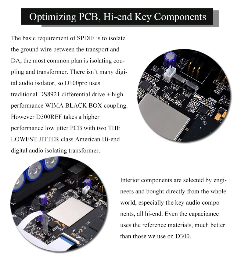 Soundaware D300REF эталонный уровень следующего поколения PCM& DSD цифровой сетевой транспорт USB интерфейс фемто-часы Hifi музыкальный плеер