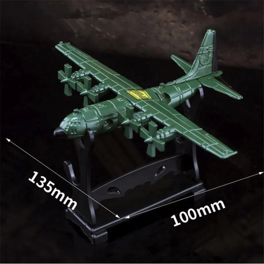  Game PUBG Airplane Playerunknown's Battlegrounds Cosplay Costumes Props Alloy Armor Key Chain Keych