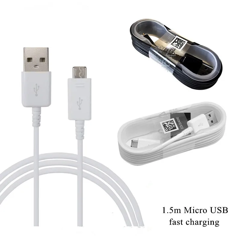 

20 PCS Original 1.5m Micro USB Cable For Samsung Galaxy Note4 Note2 Android Phone USB Data Fast Charging Cable