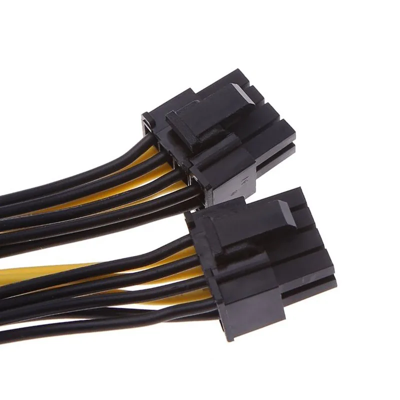 Блок питания PCI E PCIE 8P Female To 2 Port Dual 8Pin 6 + P Male Графический кабель GPU M25 1 шт.|pc power cable|pc