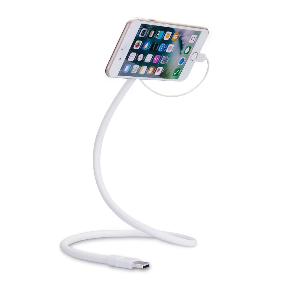 Car Mobile Phone Microusb Charger Stand Bracket Flexible