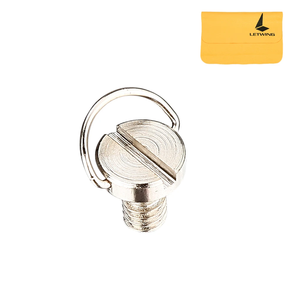 

1/4'' Stainless Steel Screw C-type Ring Hexagonal Slot for Camera Tripod Quick Release Plate
