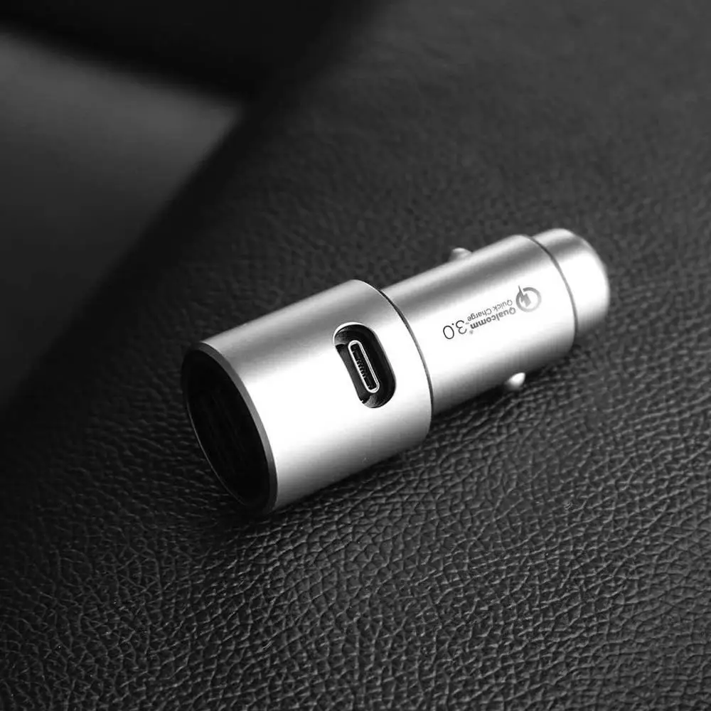 Оригинальное автомобильное зарядное устройство Xiaomi Mi быстрая зарядка версия QC3.0