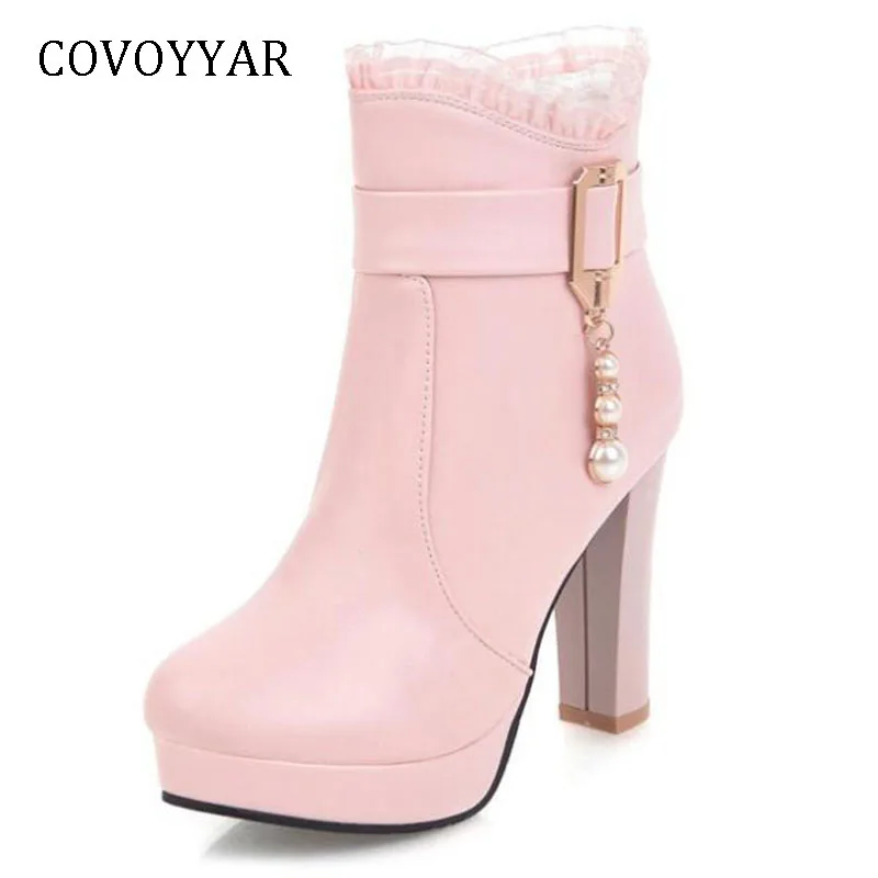 botas rosas mujer