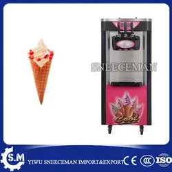 18-20л/ч душ Авто чистая система 3 ароматы мороженого машина производитель коммерческий мягкий мороженое делая торговый автомат