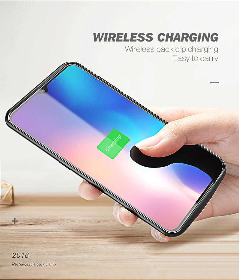 Neng External Cover Backup power bank Charging Capa For Xiaomi Mix2 2s Shockproof Battery Charger Case 5200mAhFor Xiaomi A2 Case