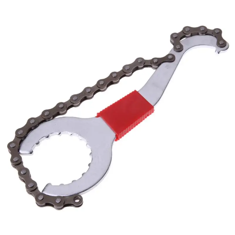 Bike Chain Whip Bottom Bracket Freewheel Wrench Repair Convenient Remover Tools 