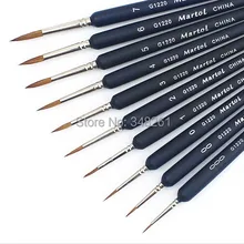 1 шт. Марии ласки волосы тонкая линия краски кисти художественный дизайн Раскрашивание Ручка Кисть для гуаши и акварели товары для рукоделия