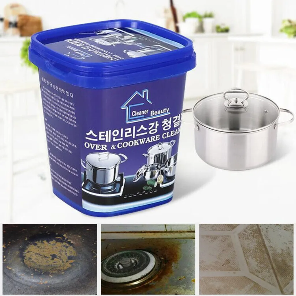 

2019 new multi-purpose powerful removal of stubborn stains dirt rust family kitchen cleaning paste #3J21