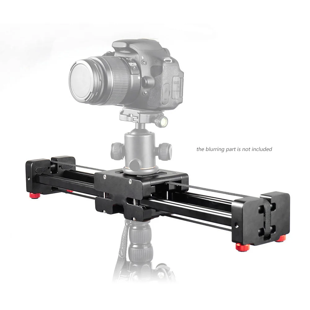 

Camera 40cm Track Rail Stabilizer 80cm Actual Sliding Distance Load Up to 8kg for Canon Nikon Sony DSLRs