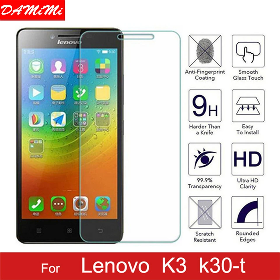 2.5D 9 H Премиум закаленное Стекло для Lenovo K3 K30 T царапинам Экран протектор W Защитная