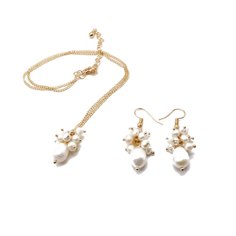 

Free Shipping Fresh Water Pearl Simple Charm Pendant Choker Necklace