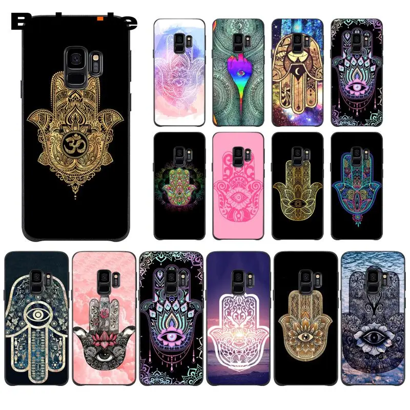 

Babaite Hamsa Hand of Fatima Cover Phone Case for Samsung Galaxy S9 plus S7 edge S10 Plus S10E S10lite S8 plus