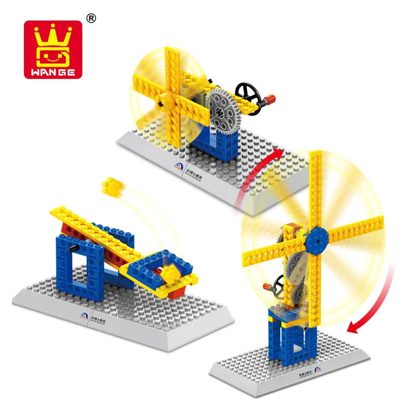 

Mechanical Engineer Windmill 50Pcs Educational Building Blocks Assemblage Model Kits Children Teaching Aid Toys 1302