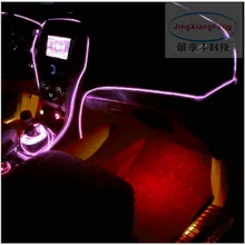 Neon LED Light Glow EL Wire String Tube Car Dance Party Light for Car Decoration & Parties & Camping & Bar Decoration 3 metres