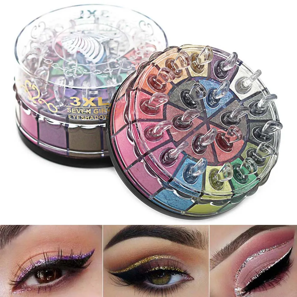 

High Quality 20 Color Matte Eyeshadow Glitter Powder Shimmer Eye Shadow Palette Makeup Set For Girl Birlthday Gift 88