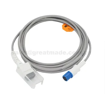 

Use with Siemens /Drager SC6002XL SC7000 SC8000 SC9000XL SpO2 adapter cable 7PIN male to dB9 female L=2.4M