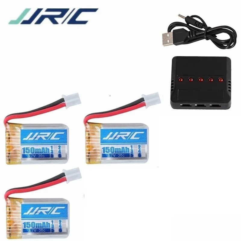 5-в-1 Зарядное устройство блоки для JJRC H36 NH010 F36 E010 E010C E011 E011C E013 для Квадрокоптер с дистанционным управлением запасные части 150 мАч 3,7 в LIPO Батарея - Цвет: Красный