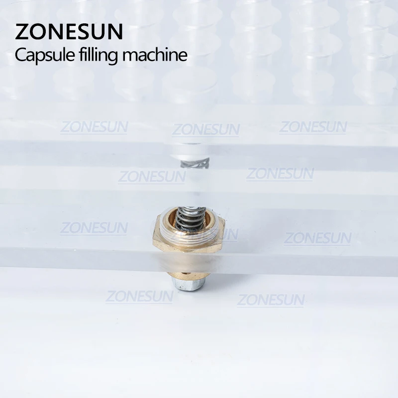 ZONESUN 400 отверстия машина для ручного наполнения капсул #00 #0 #1 #2 фармацевтических