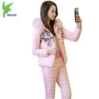 New-Winter-Women-Print-Down-Cotton-Set-Hooded-Fur-Collar-Light-Thin-Warm-Casual-Elastic-Waist.jpg_200x200