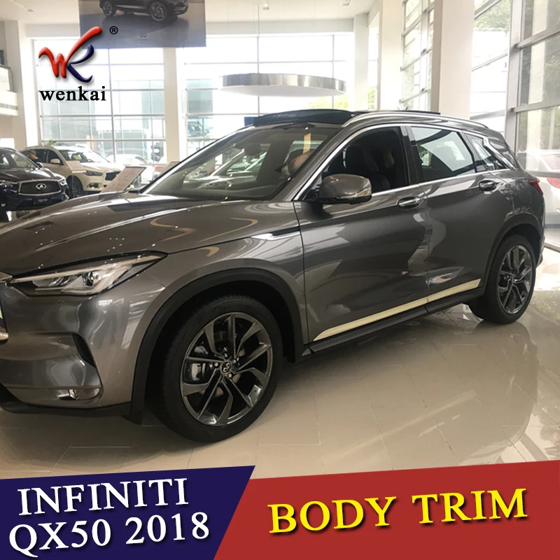 Боковая дверь кузова гарнир Молдинг Накладка для Infiniti QX50 внешний декор полосы автомобиля аксессуары для укладки