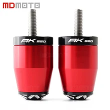 For KYMCO AK550 2017 Motorcycle accessories parts Street Bike Handlebar Grips Bar End Plugs fit for KYMCO AK 550 handle grip Bar