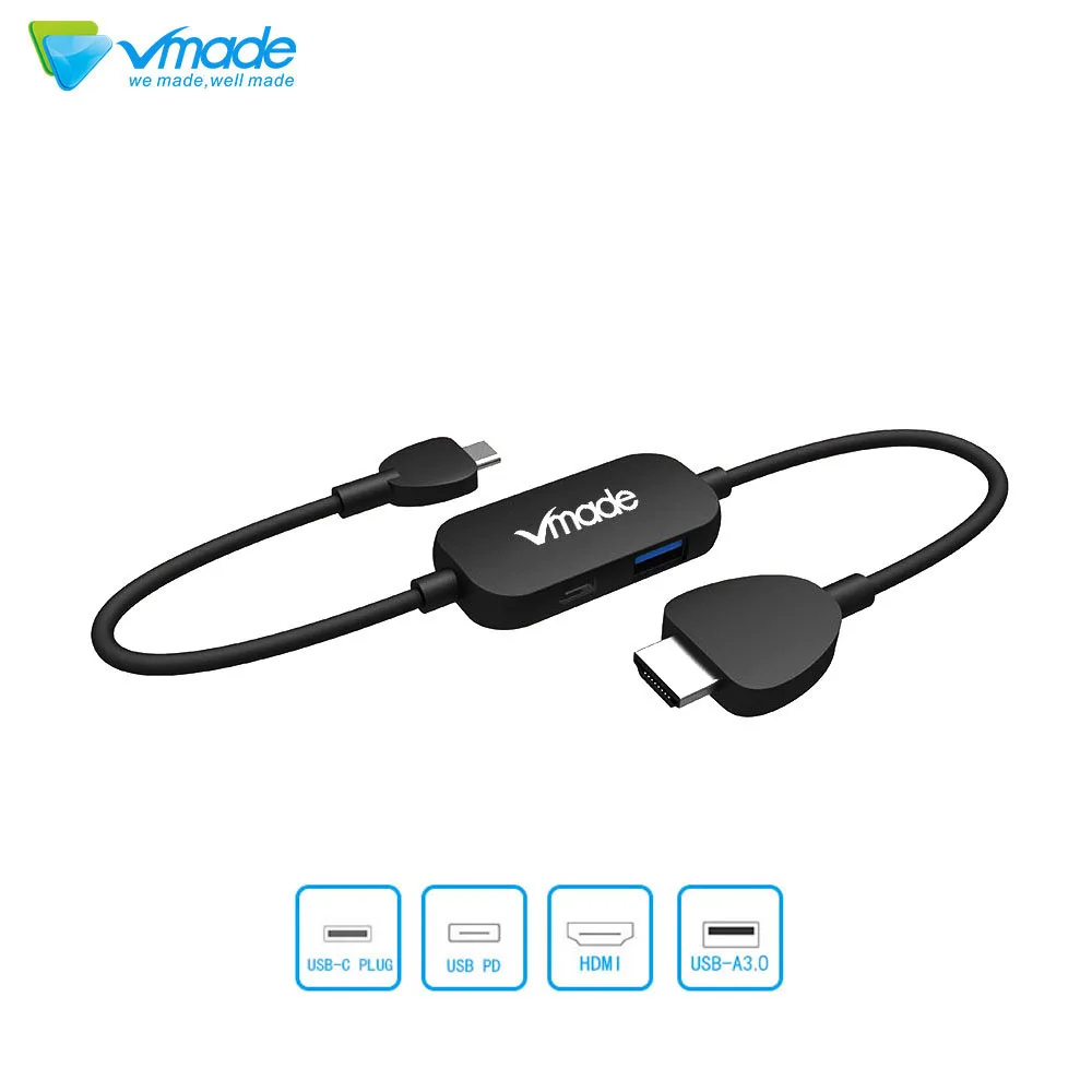 Type c к HDMI PD зарядка USB 3 0 концентратор Thunderbolt док станция 1080P Dex режим для samsung Galaxy S9/S8