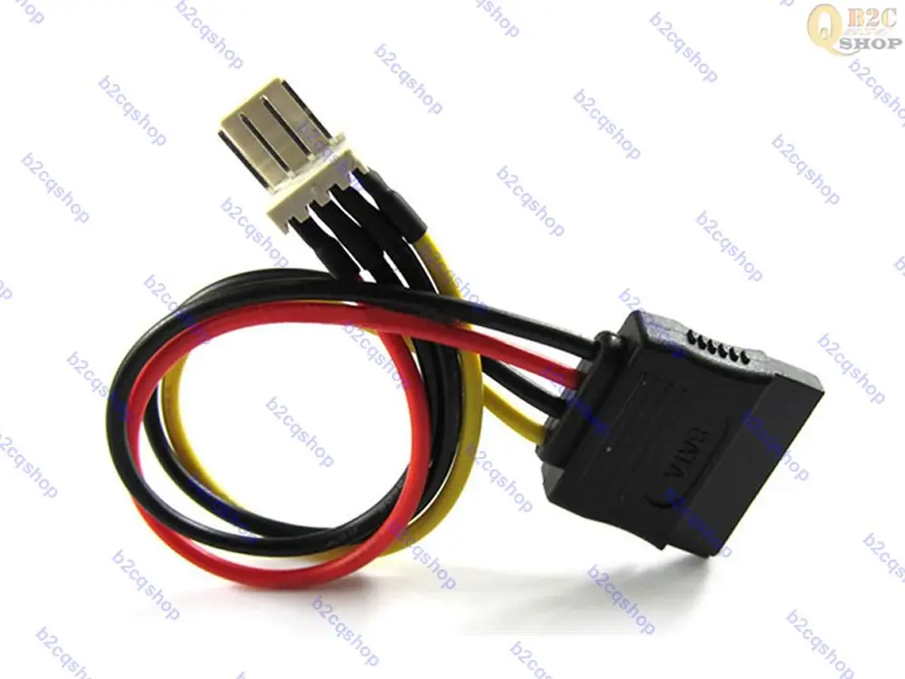 

4pin Floppy FDD to SATA Power Converter Adapter Cable Compatible w/ Dell MX714