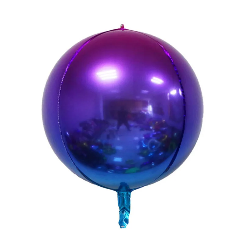 22inch Gradient Color Helium Balloon Birthday Wedding Party Decoration 4D DiscoBaby Shower Celebration Supplies Air Globe