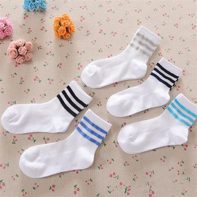 Половина детские носочки для мальчиков коттоновые носки для детей до колена Menino Socken Chaussettes рюшами Носки kniekousen для cll-117 10 пар/лот