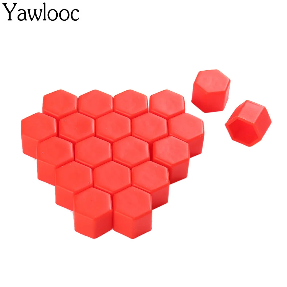 Yawlooc 20 шт. 17/19/21 мм силиконовая Шестигранная розетка колпачок на ступицу колеса