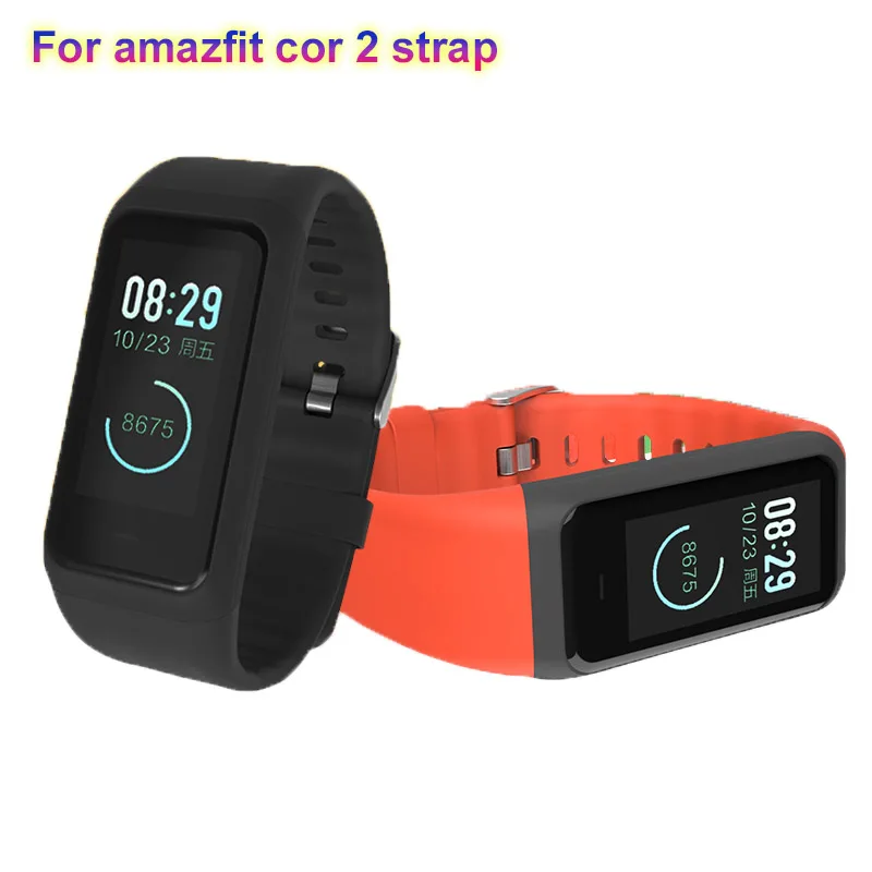 

Sillicone Strap for Huami Amazfit Cor 2 Smartband Replacement Comfy Colorful Bracelet for Amazfit Cor 2 watch Accessories A20