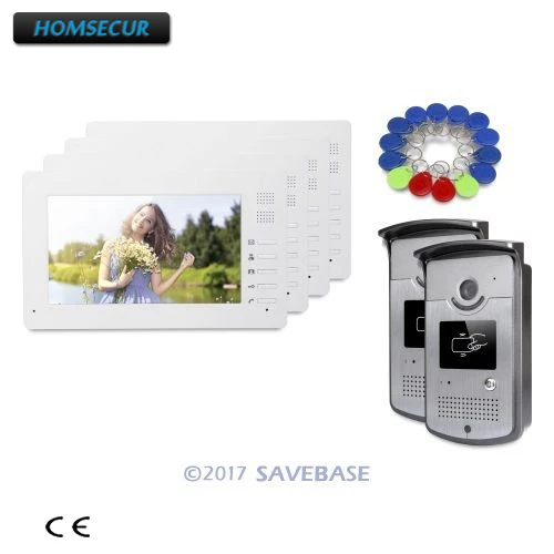 HOMSECUR 7inch Video Door Entry Phone Call System Electric Lock Supported for House/ Flat XC001+XM706 HOMSECUR 7inch Video Door Entry Phone Call System Electric Lock Supported for House/ Flat XC001+XM706
