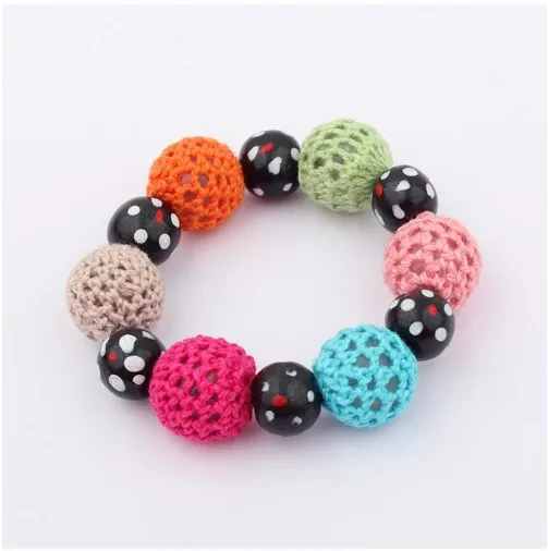 (Min.Order $15)Top Quality Multi color Balls bracelet Fashion Jewelry Wholesale 8213 | Украшения и аксессуары