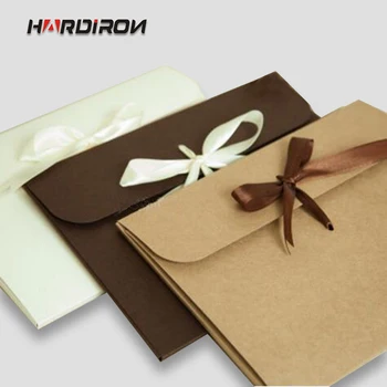 

24x18x0.7cm Natural and poised envelope cassette Silk packaging gift box 300-350 grams of imported cardboard pack cases