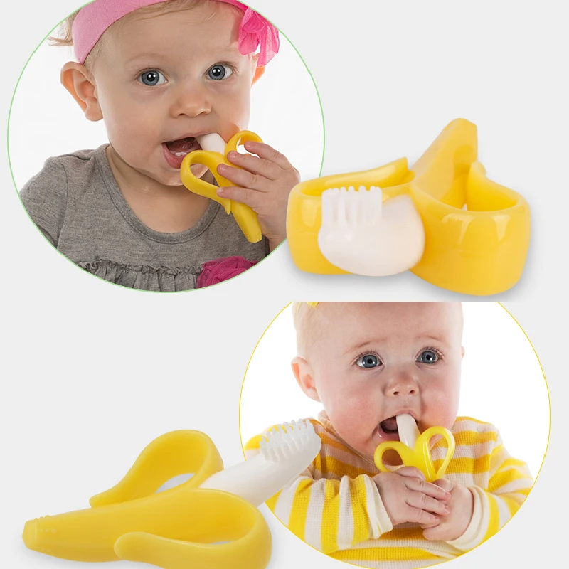 Безопасный Прорезыватель для малышей игрушки Детская Милая погремушка для детской кроватки Гибкая учебная зубная щетка игрушка дешевая высококачественная и экологически чистая