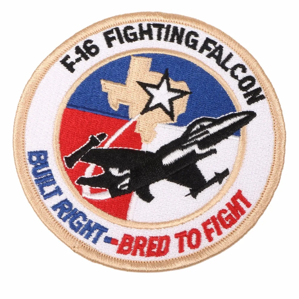 

US UNITED STATES USAF F-16 FIGHTING FALCON EMBROIDERED PATCH