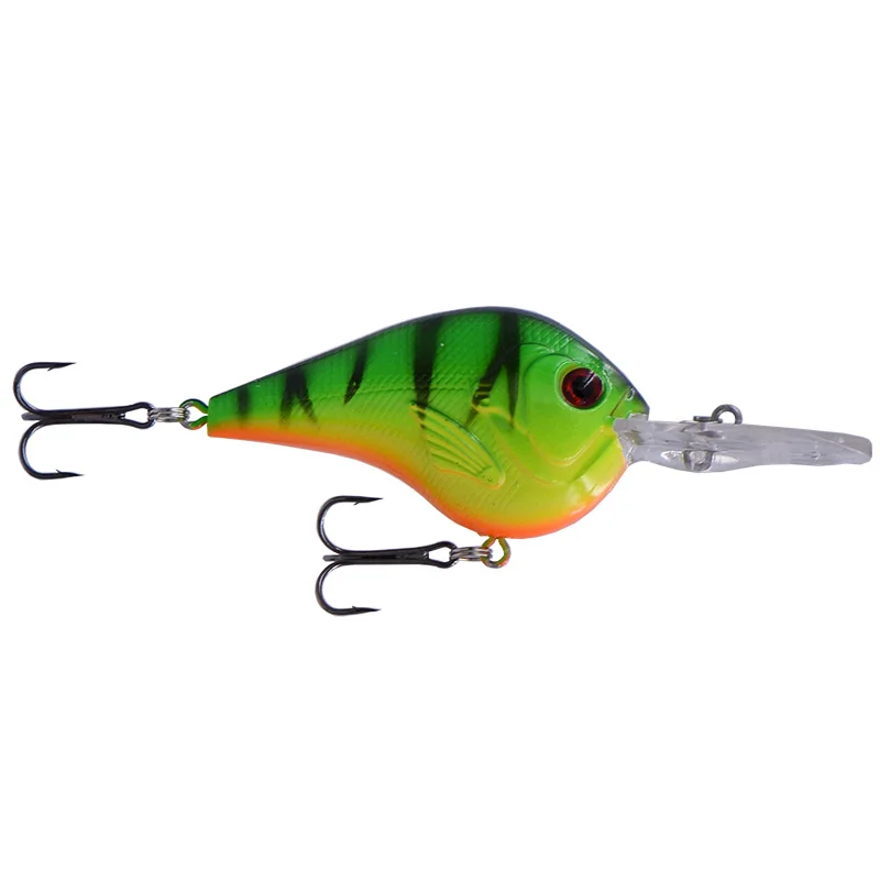 

1Pcs 55mm 10g Wobbler Fishing Lures Crank Bait Artificial Bait Floating Carp Fishing Hard bait Bass Fishing Lures Fishing Tackle
