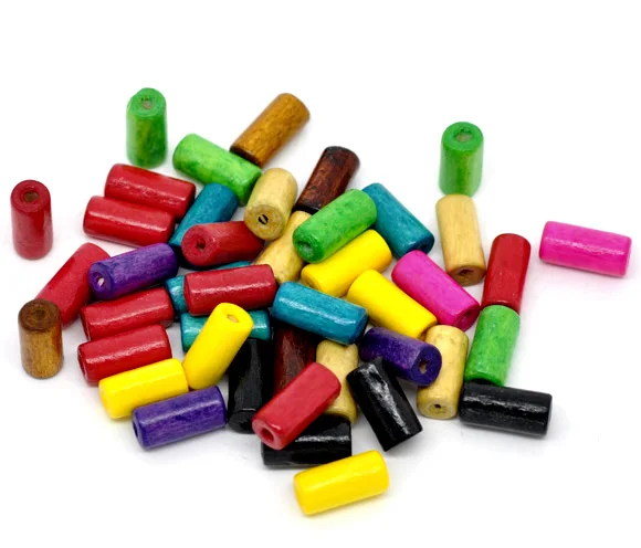 

DoreenBeads At Random Tube Wood Spacer Beads 12x6mm, sold per packet of 150 new