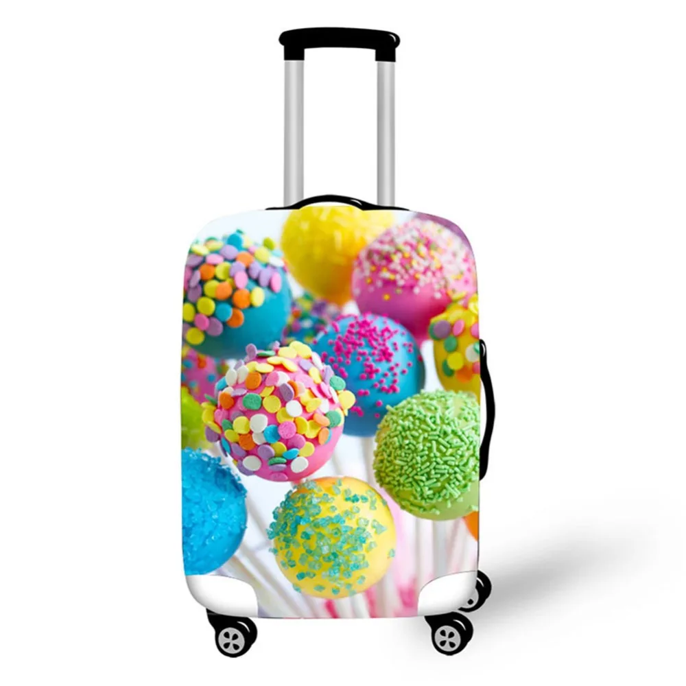 Rainbow Color Candy Travel Accessories Suitcase Protective Covers 18-32 Inch Elastic Luggage Dust Cover Case Stretchable Rainbow Color Candy Travel Accessories Suitcase Protective Covers 18-32 Inch Elastic Luggage Dust Cover Case Stretchable