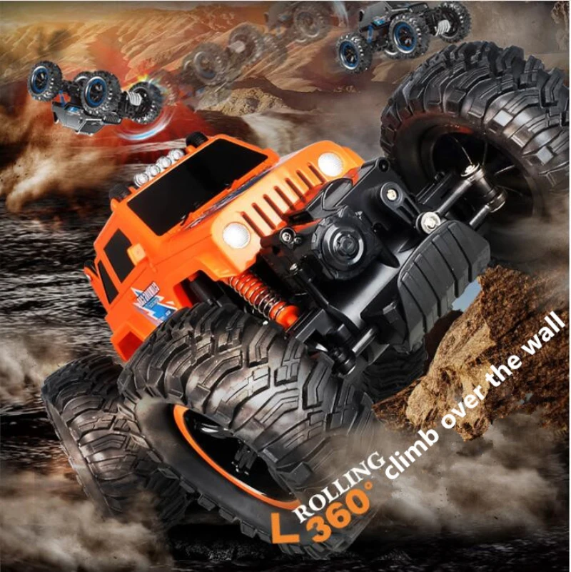 4WD высокая скорость rc гоночный автомобиль игрушка 2836 bigfoot off-load скалолазание автомобиль игрушка двойной привод трюк автомобиль пульт