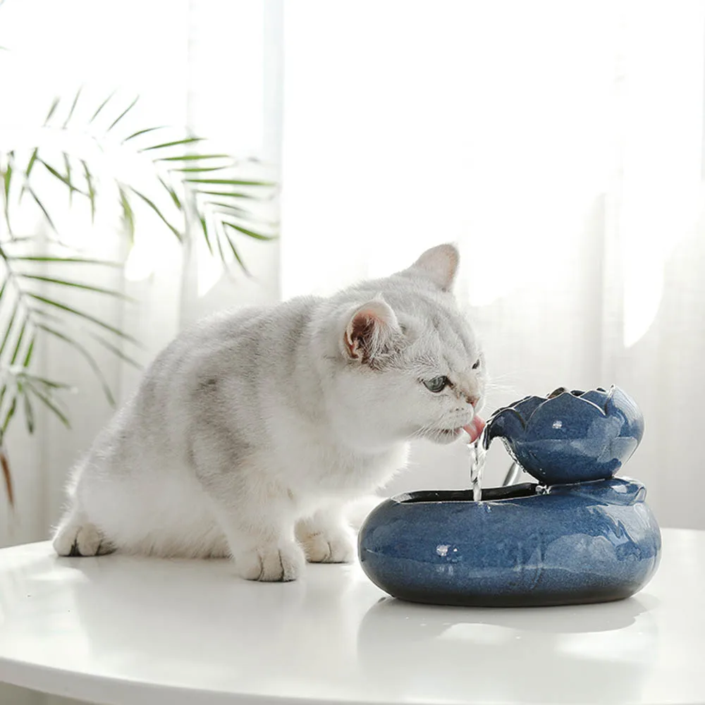 

Pet Automatic Circulation Water Dispenser Pet Supplies Fountain Water Basin Drinker for Cat Dog