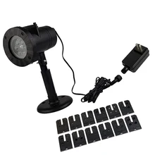 Праздничная серия проектор Светодиодный проекционный светильник с 12 слайдами для рождественской елки Санта Клауса снежинки