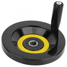 Ручное колесо 1 шт. задняя гофрированная бакелитовая Вращающаяся ручка ручное колесо для токарного фрезерования 16*160 инструменты