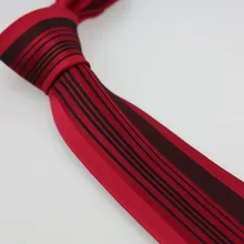 YIBEI coahella Ties Border бордовый черный вертикальный полосатый тканый галстук мужской галстук для шеи Повседневный Бизнес свадебное платье ручной работы